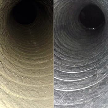 Dryer Vent Before & After